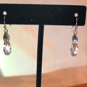New Sterling Silver & Swarovski crystal earrings